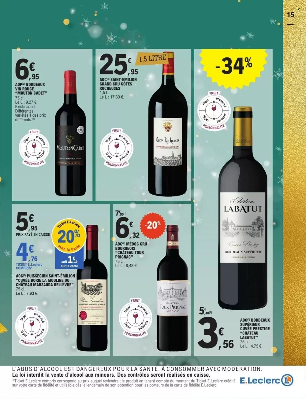 Prospectus promotionnel E.Leclerc valable à partir du 16/12/2025 - Page 15.