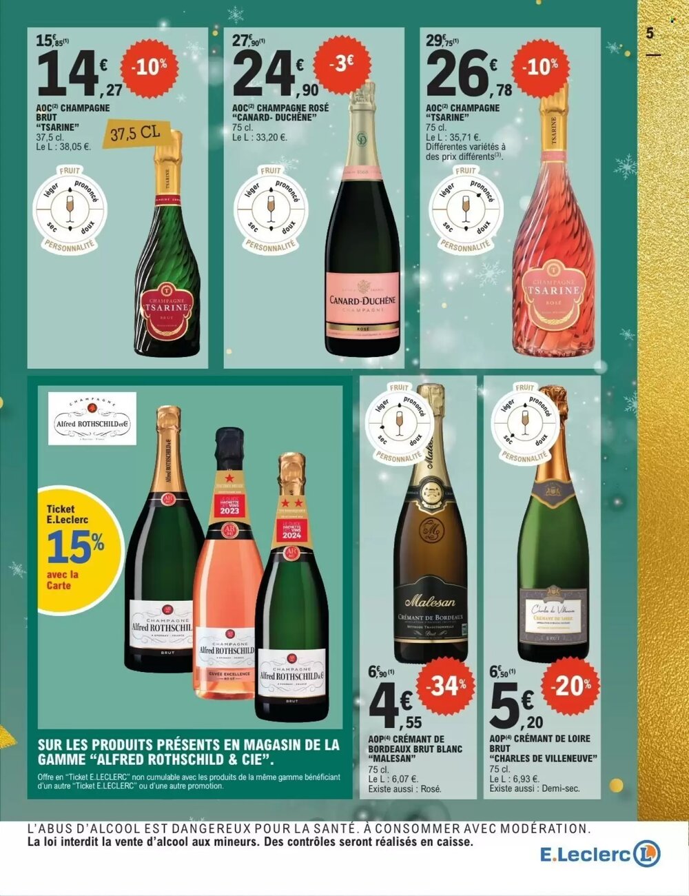 Prospectus promotionnel E.Leclerc valable à partir du 16/12/2025 - Page 5.
