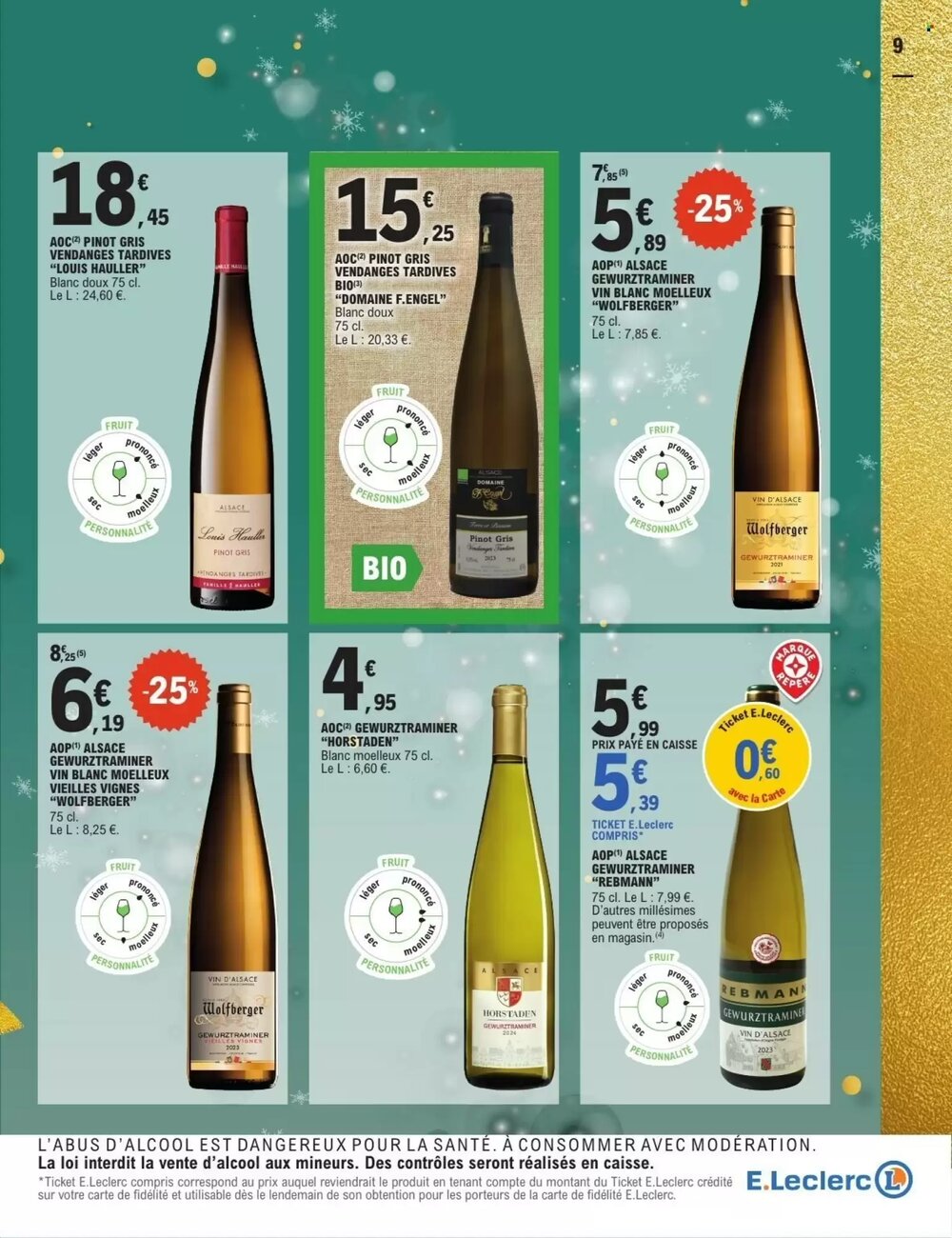 Prospectus promotionnel E.Leclerc valable à partir du 16/12/2025 - Page 9.