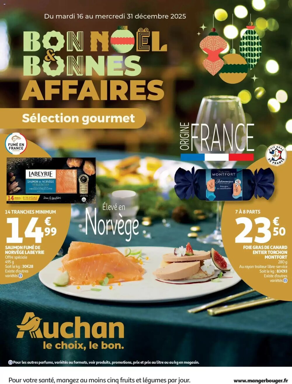 Prospectus promotionnel Auchan valable à partir du 16/12/2025 - Page 1.