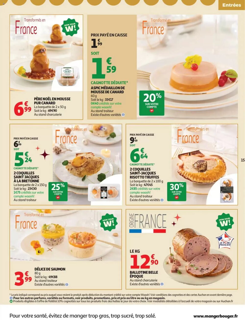 Prospectus promotionnel Auchan valable à partir du 16/12/2025 - Page 15.