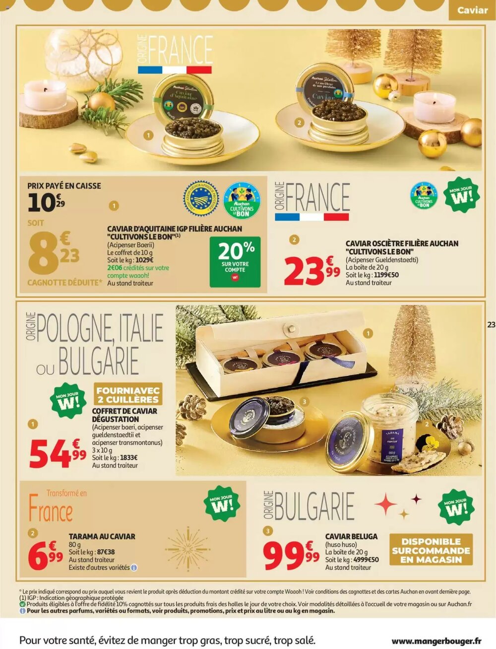 Prospectus promotionnel Auchan valable à partir du 16/12/2025 - Page 23.