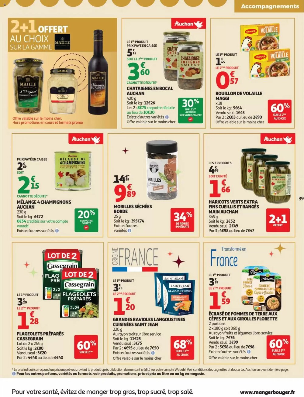Prospectus promotionnel Auchan valable à partir du 16/12/2025 - Page 39.
