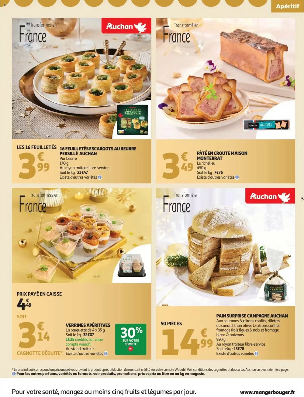 Prospectus promotionnel Auchan valable à partir du 16/12/2025 - Page 5.