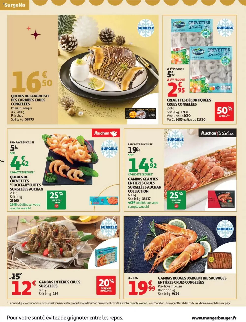 Prospectus promotionnel Auchan valable à partir du 16/12/2025 - Page 54.
