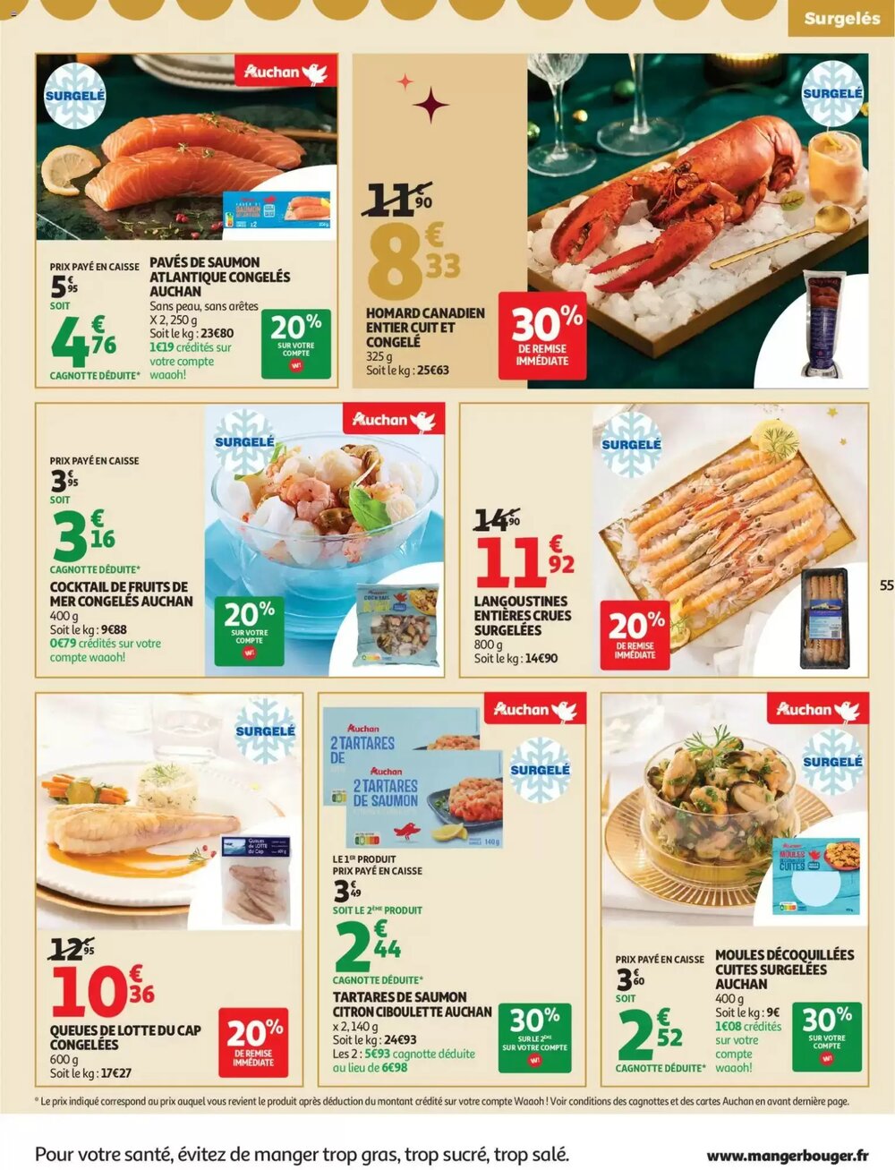 Prospectus promotionnel Auchan valable à partir du 16/12/2025 - Page 55.