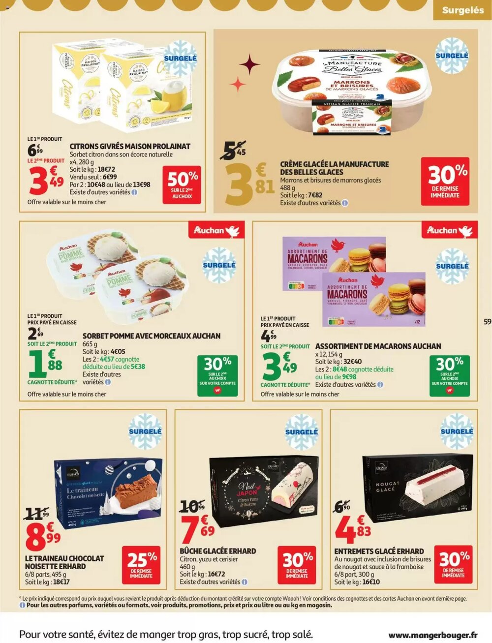 Prospectus promotionnel Auchan valable à partir du 16/12/2025 - Page 59.