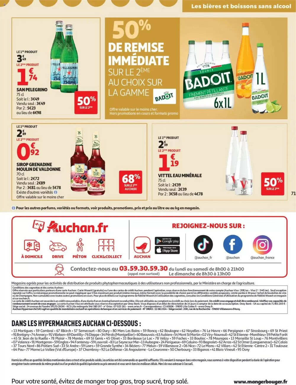 Prospectus promotionnel Auchan valable à partir du 16/12/2025 - Page 71.