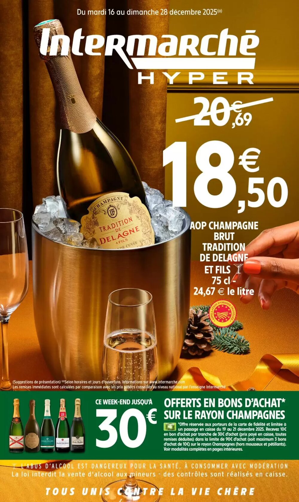 Prospectus promotionnel Intermarché valable à partir du 16/12/2025 - Page 1.