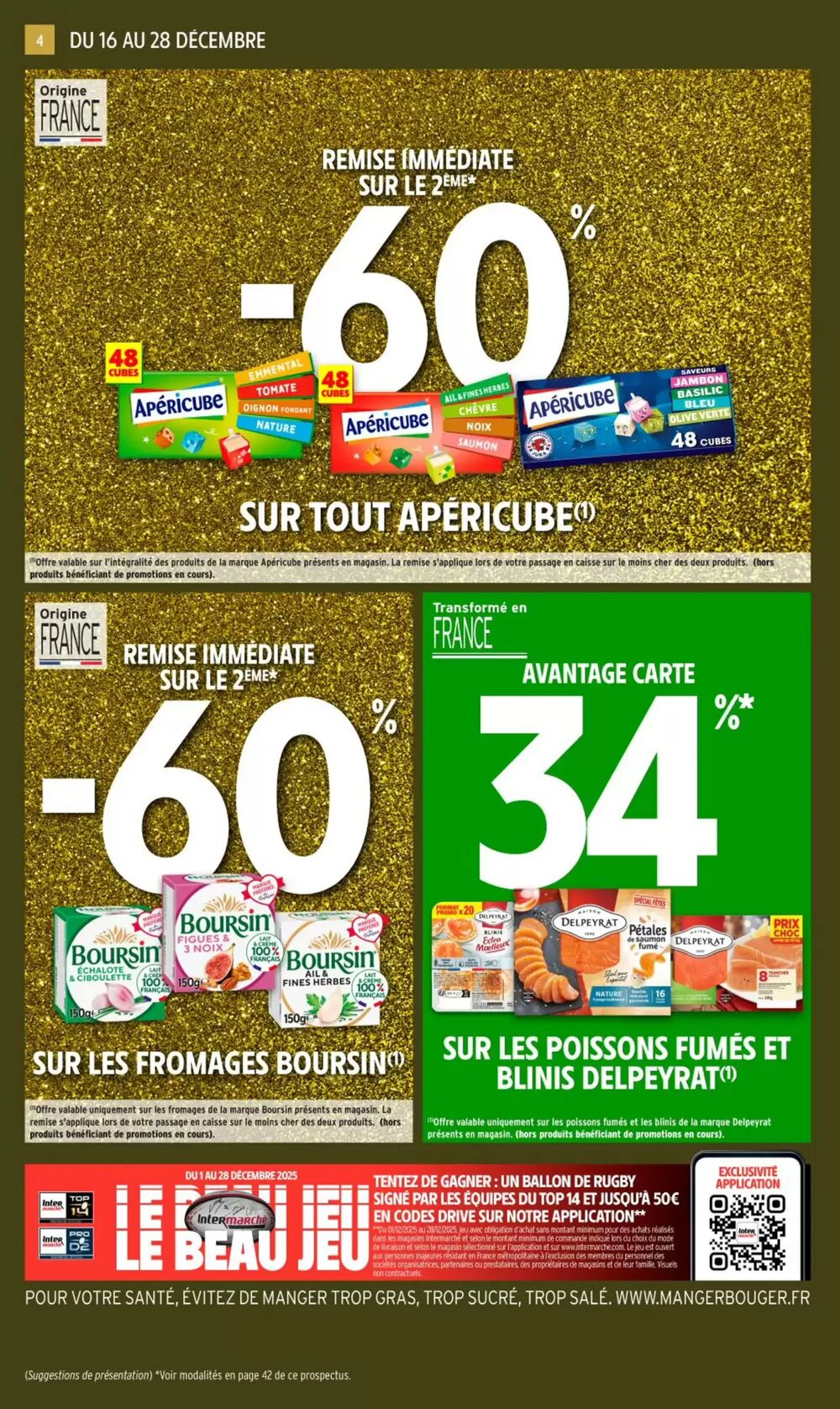 Prospectus promotionnel Intermarché valable à partir du 16/12/2025 - Page 4.