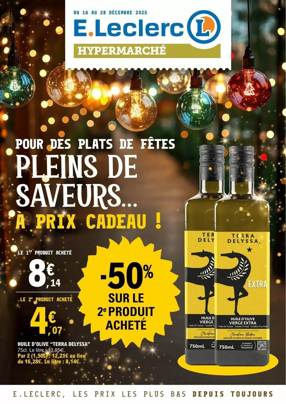 Prospectus promotionnel E.Leclerc valable à partir du 16/12/2025 - Page 1.