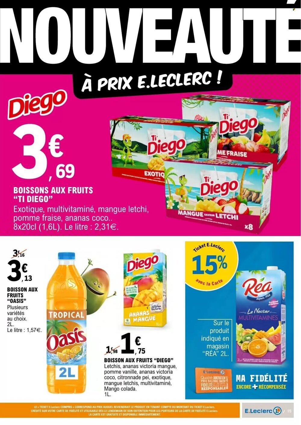 Prospectus promotionnel E.Leclerc valable à partir du 16/12/2025 - Page 15.