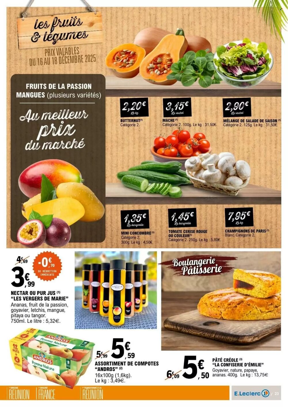 Prospectus promotionnel E.Leclerc valable à partir du 16/12/2025 - Page 23.