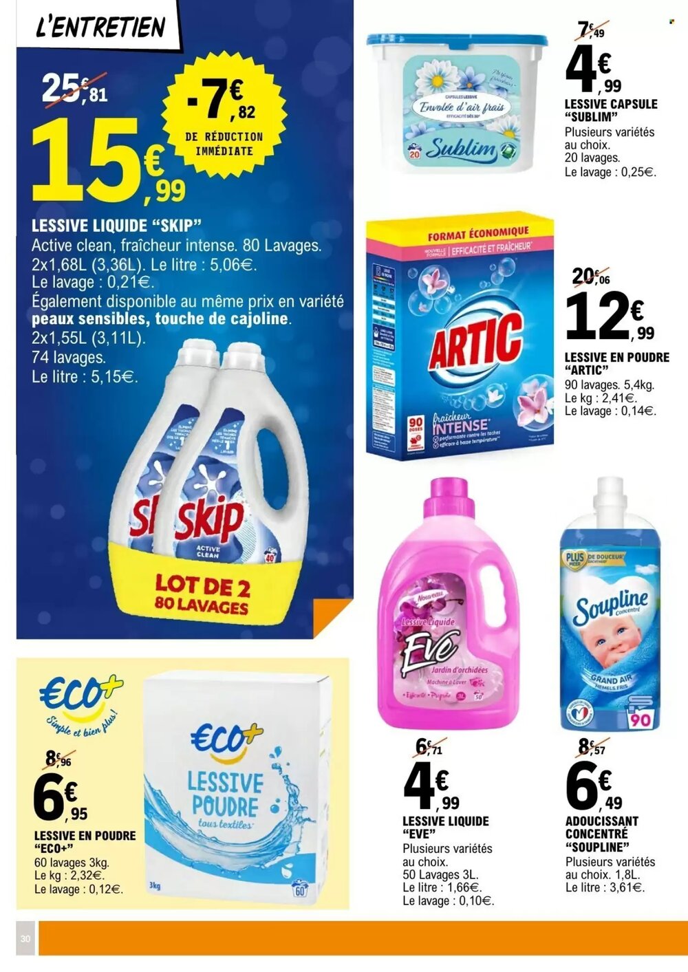 Prospectus promotionnel E.Leclerc valable à partir du 16/12/2025 - Page 30.