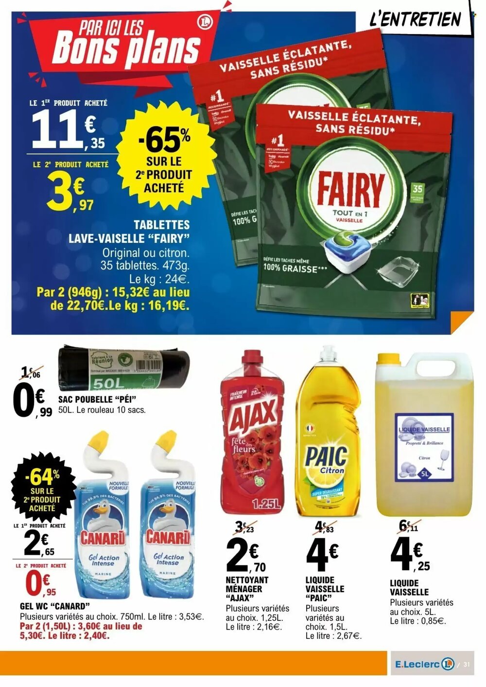 Prospectus promotionnel E.Leclerc valable à partir du 16/12/2025 - Page 31.