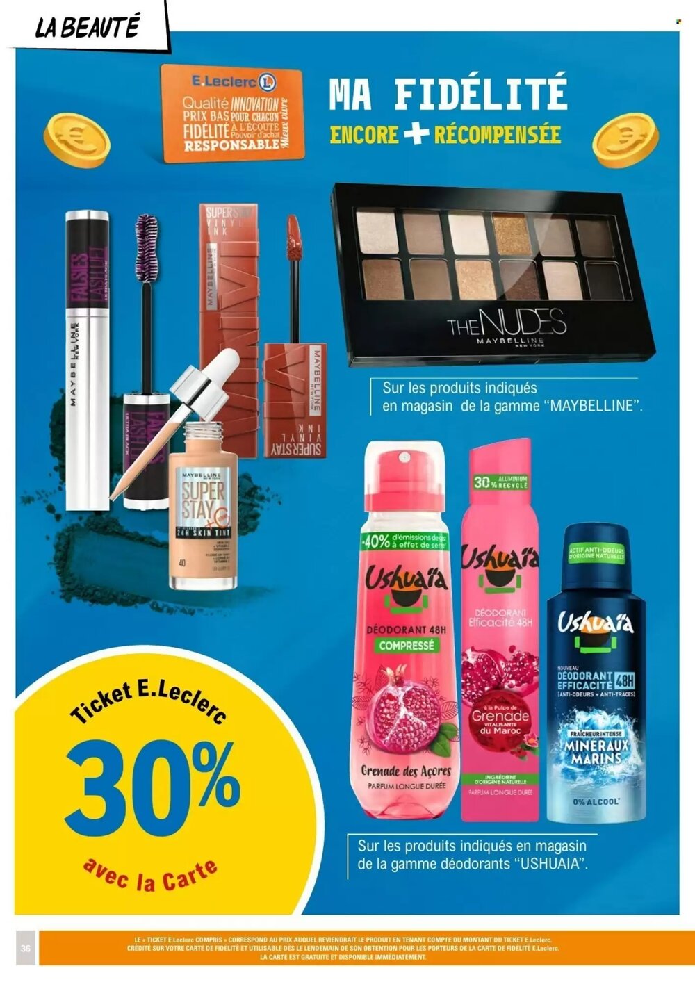 Prospectus promotionnel E.Leclerc valable à partir du 16/12/2025 - Page 36.