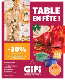 Prospectus promotionnel Gifi valable à partir du 16/12/2025