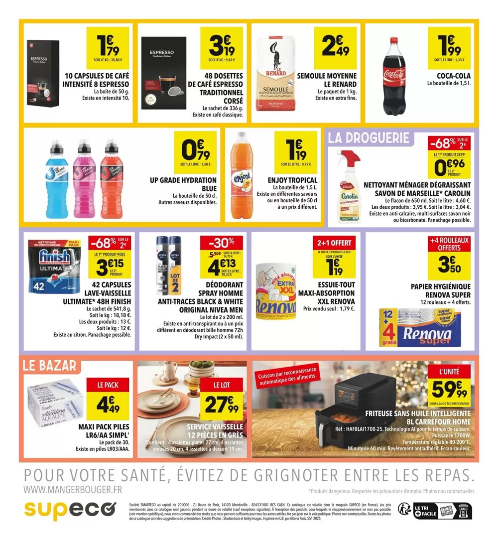Prospectus promotionnel Supeco valable à partir du 16/12/2025 - Page 8.