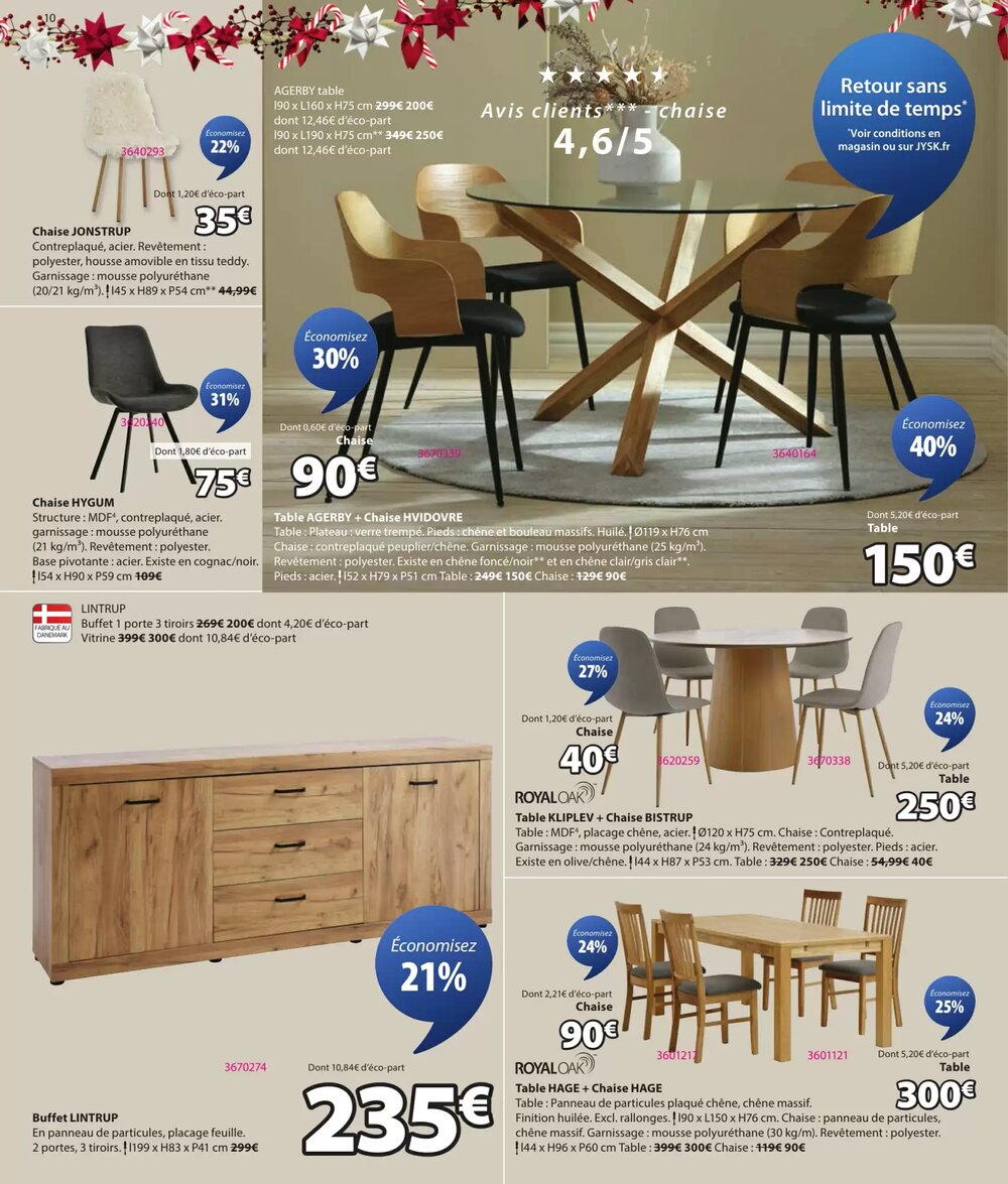 Prospectus promotionnel JYSK valable à partir du 16/12/2025 - Page 10.