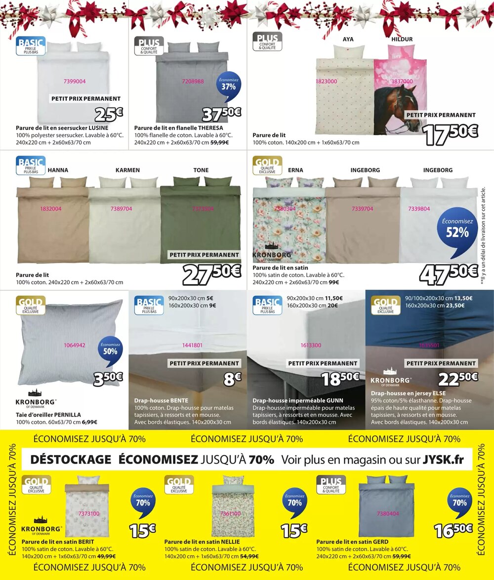 Prospectus promotionnel JYSK valable à partir du 16/12/2025 - Page 5.