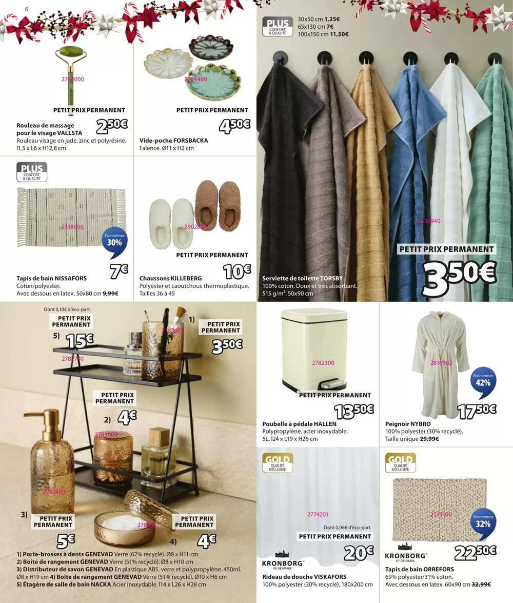 Prospectus promotionnel JYSK valable à partir du 16/12/2025 - Page 6.