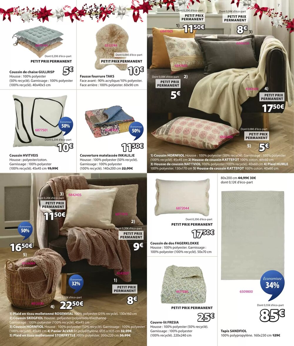 Prospectus promotionnel JYSK valable à partir du 16/12/2025 - Page 7.