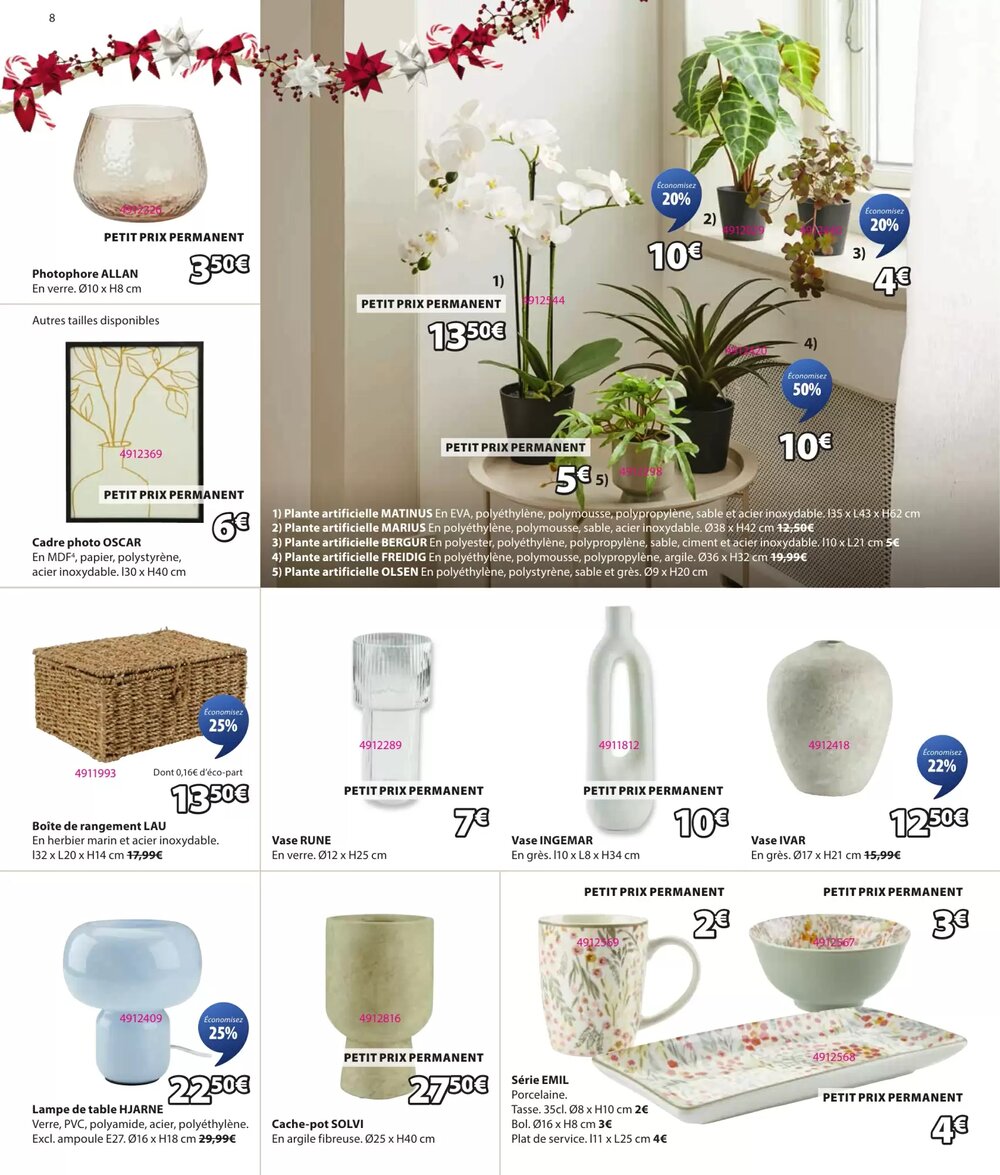 Prospectus promotionnel JYSK valable à partir du 16/12/2025 - Page 8.