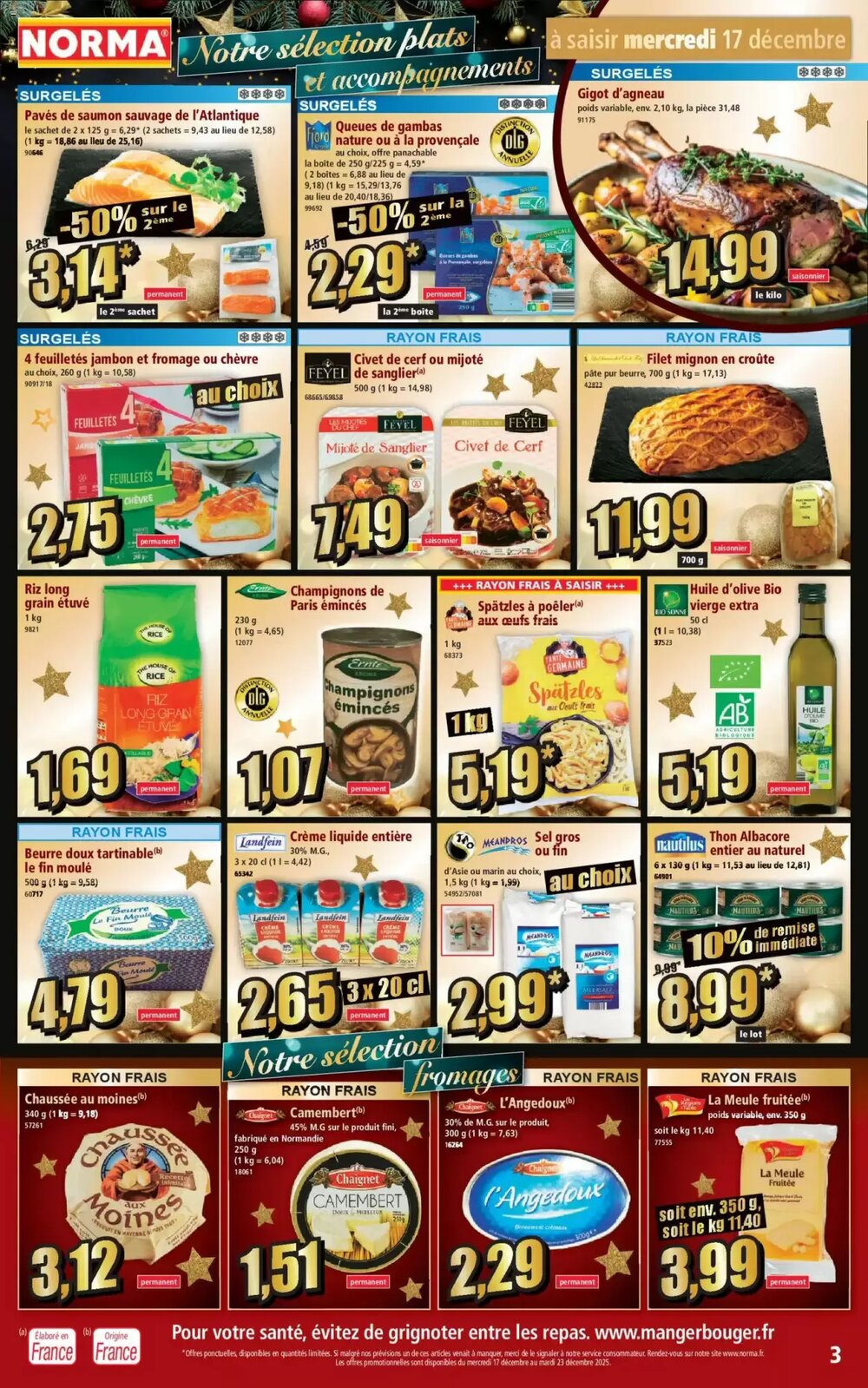 Prospectus promotionnel Norma valable à partir du 17/12/2025 - Page 3.