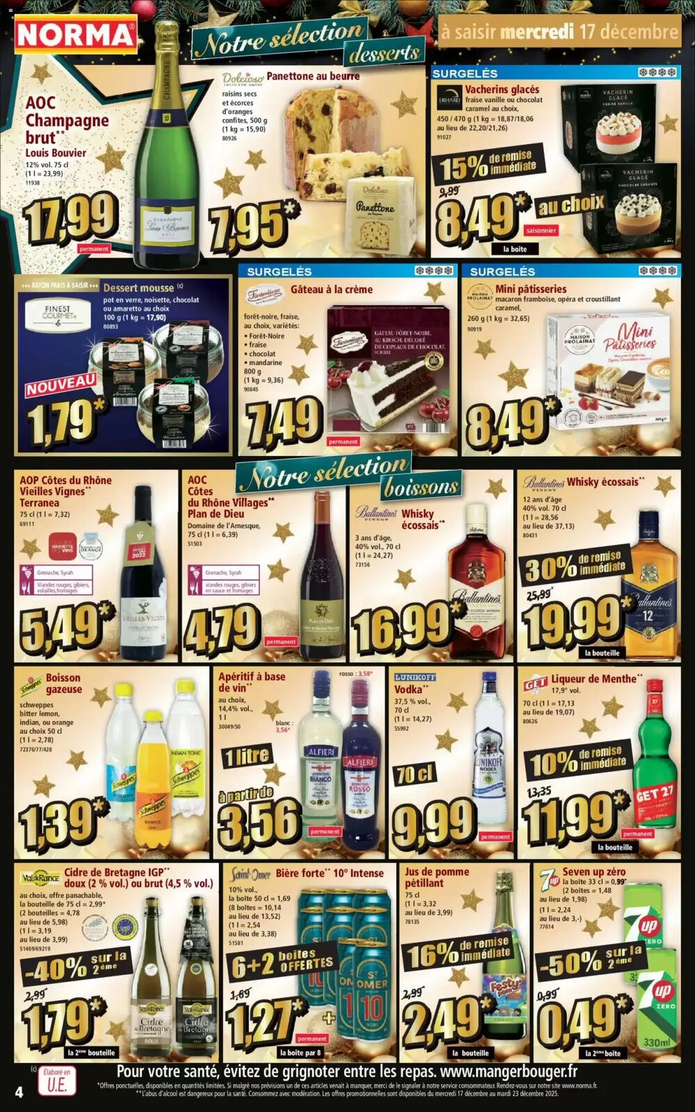 Prospectus promotionnel Norma valable à partir du 17/12/2025 - Page 4.
