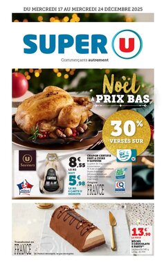 Prospectus promotionnel Super U valable à partir du 17/12/2025