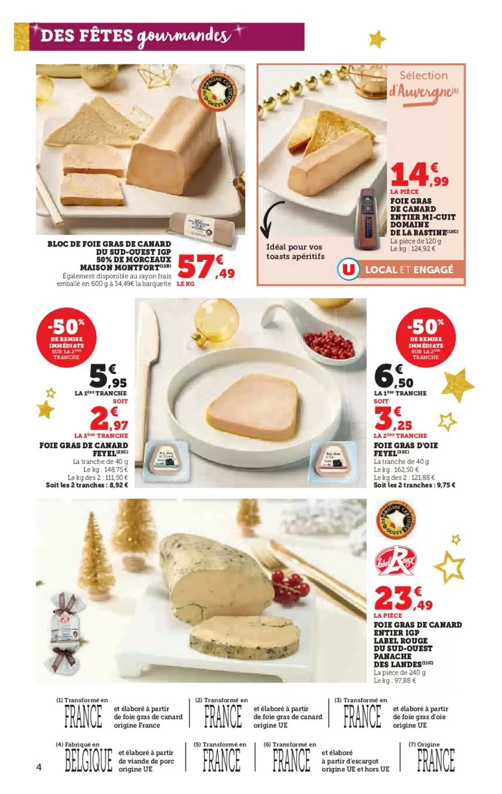 Prospectus promotionnel Super U valable à partir du 17/12/2025 - Page 4.