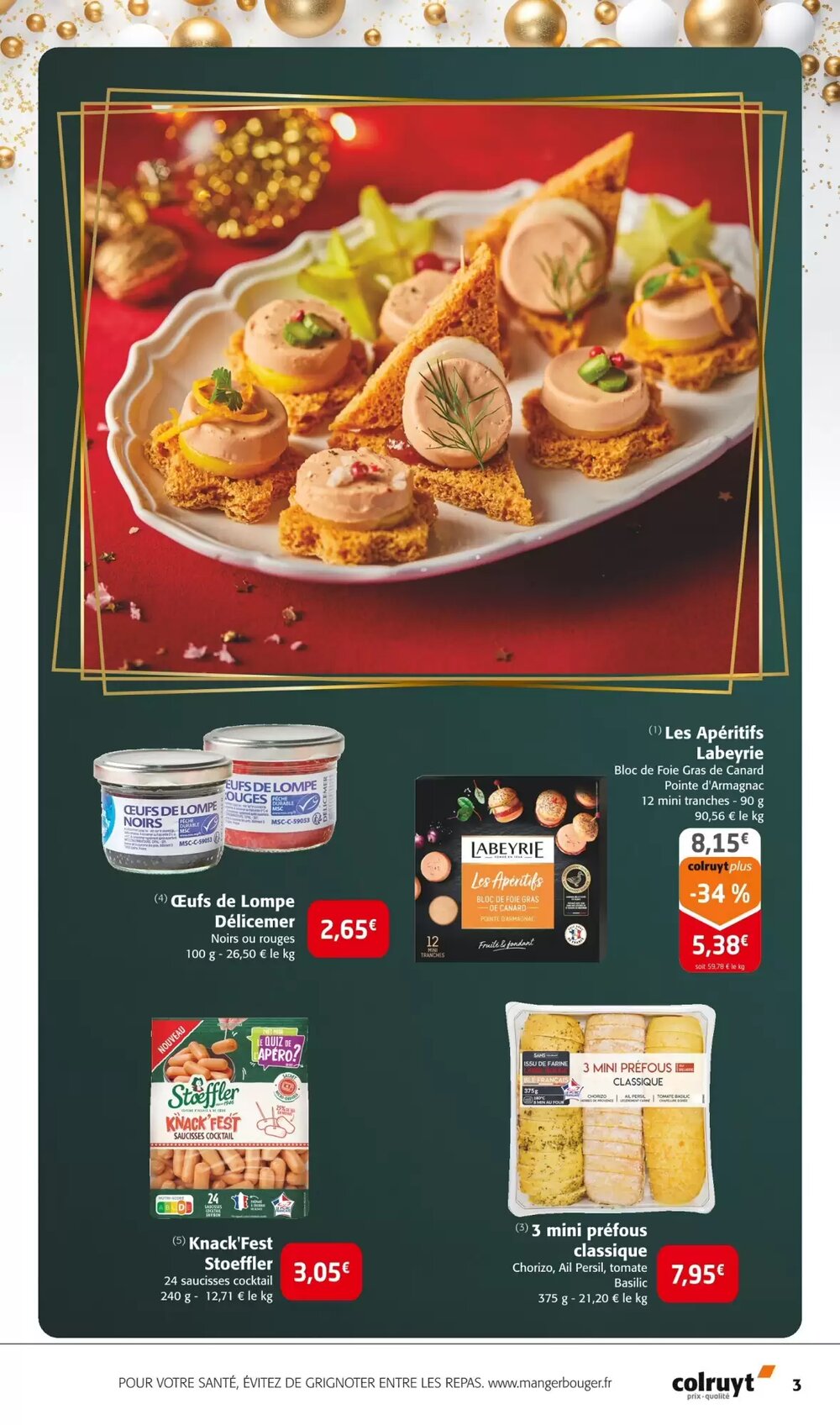 Prospectus promotionnel Colruyt valable à partir du 17/12/2025 - Page 3.