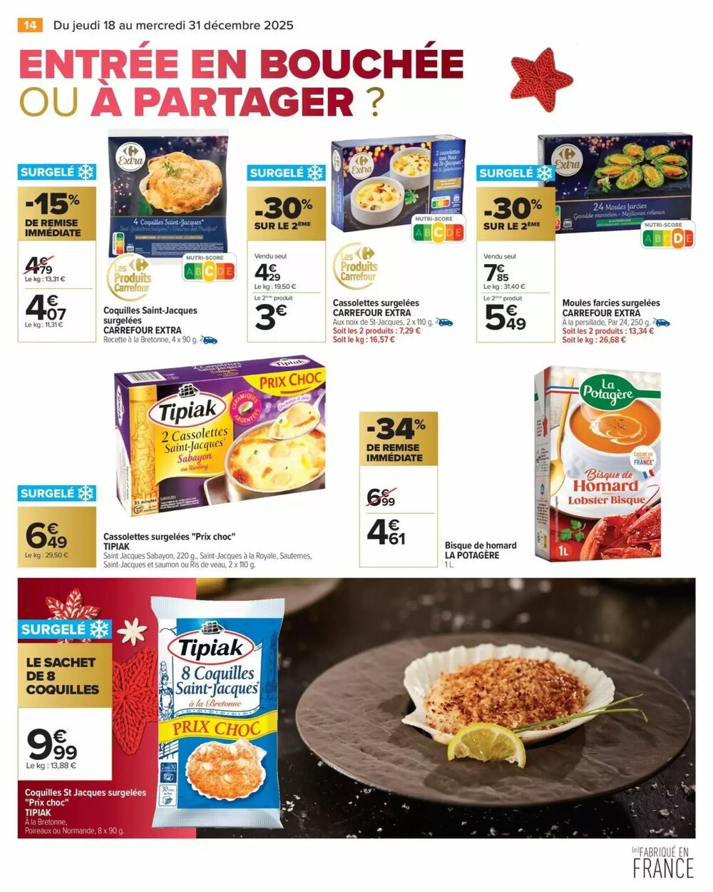 Prospectus promotionnel Carrefour valable à partir du 18/12/2025 - Page 14.