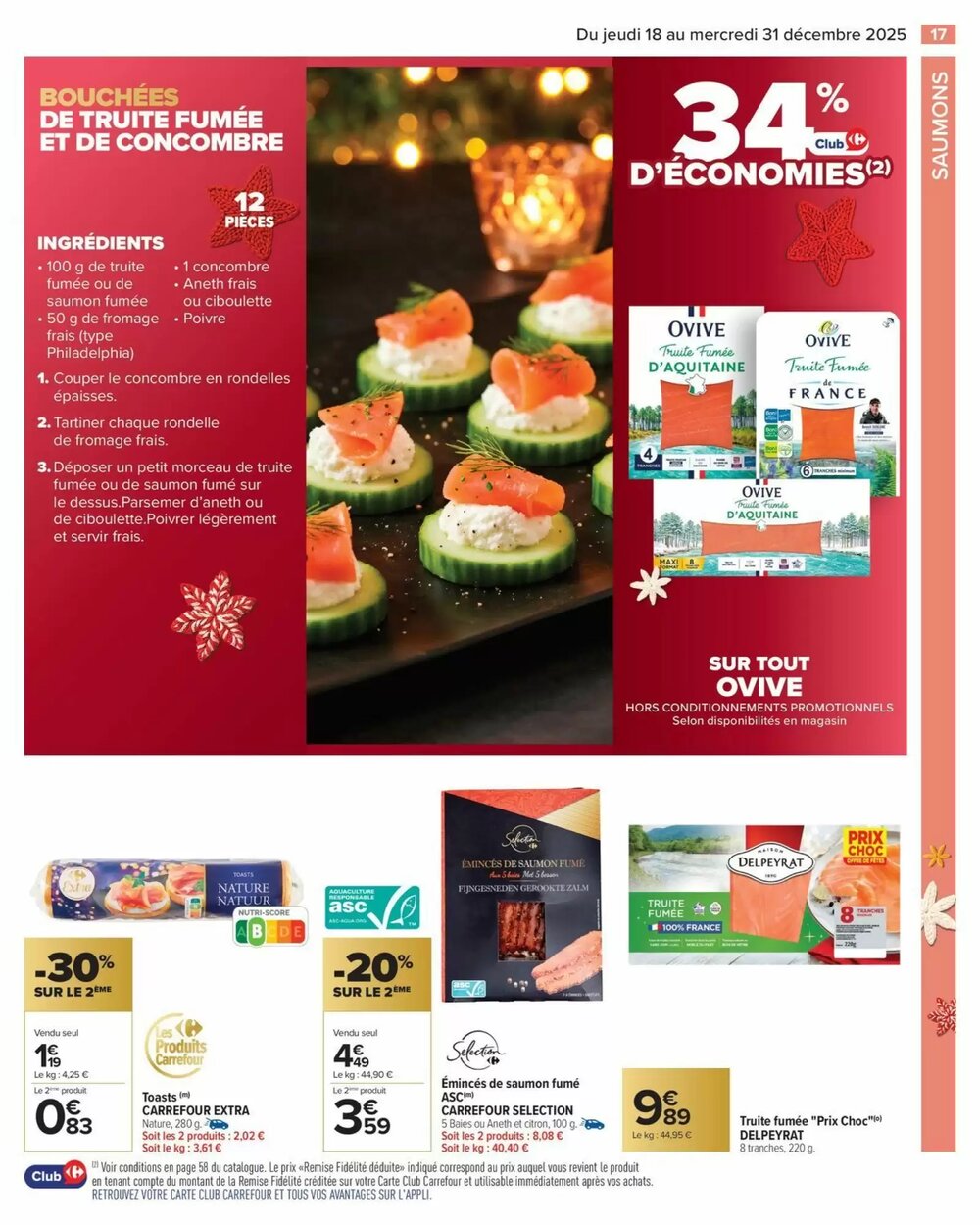 Prospectus promotionnel Carrefour valable à partir du 18/12/2025 - Page 17.