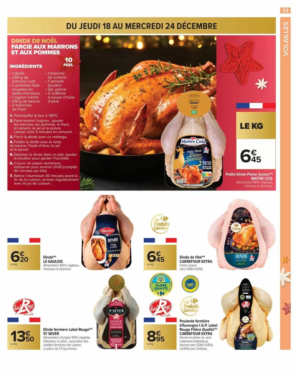 Prospectus promotionnel Carrefour valable à partir du 18/12/2025 - Page 33.
