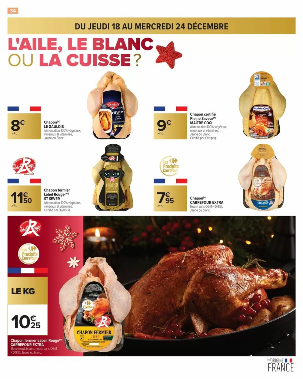 Prospectus promotionnel Carrefour valable à partir du 18/12/2025 - Page 34.
