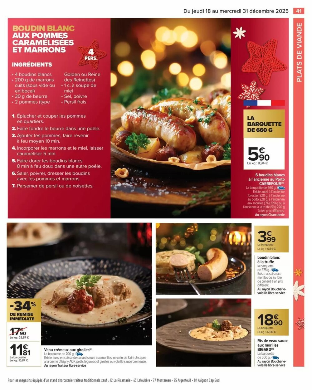 Prospectus promotionnel Carrefour valable à partir du 18/12/2025 - Page 41.
