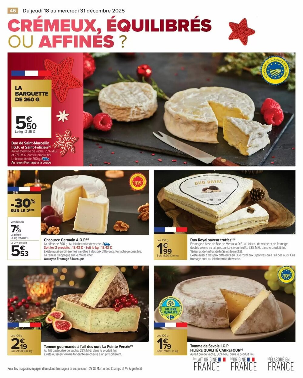 Prospectus promotionnel Carrefour valable à partir du 18/12/2025 - Page 46.