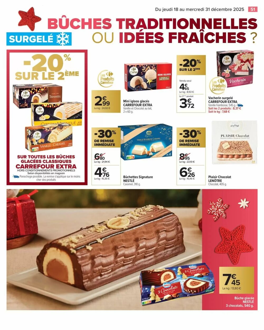 Prospectus promotionnel Carrefour valable à partir du 18/12/2025 - Page 51.