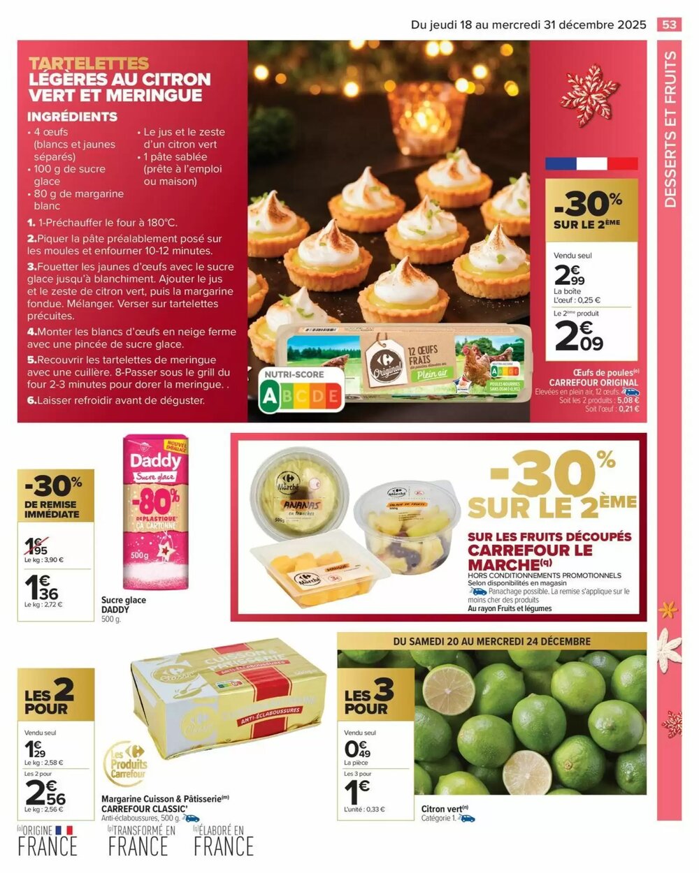 Prospectus promotionnel Carrefour valable à partir du 18/12/2025 - Page 53.
