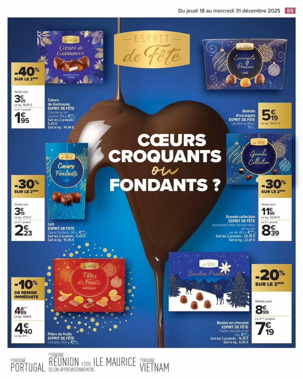 Prospectus promotionnel Carrefour valable à partir du 18/12/2025 - Page 55.