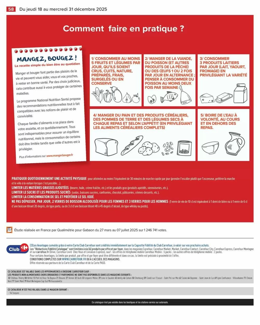 Prospectus promotionnel Carrefour valable à partir du 18/12/2025 - Page 58.