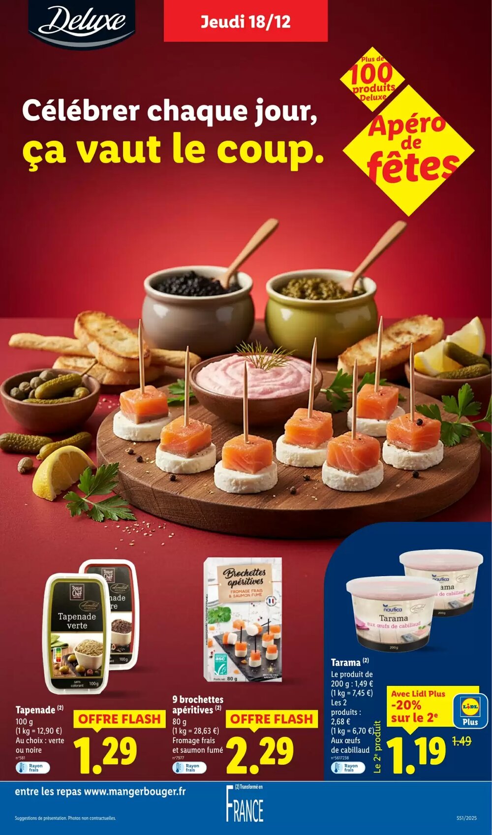 Prospectus promotionnel Lidl valable à partir du 18/12/2025 - Page 13.