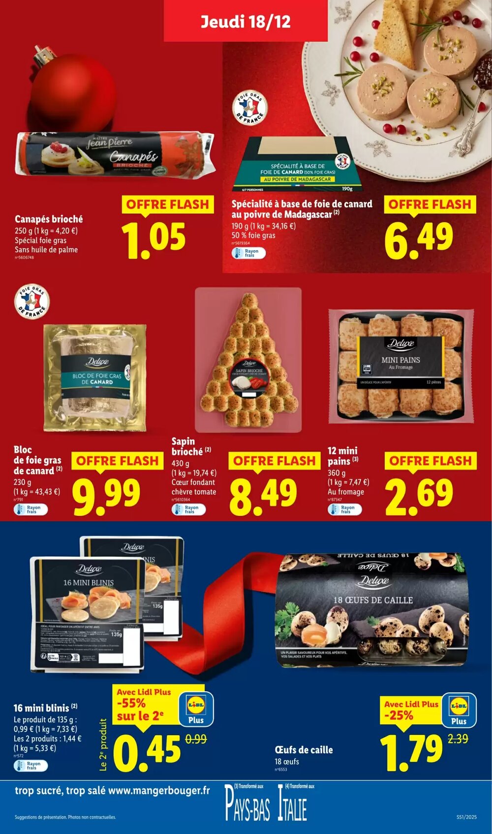 Prospectus promotionnel Lidl valable à partir du 18/12/2025 - Page 15.