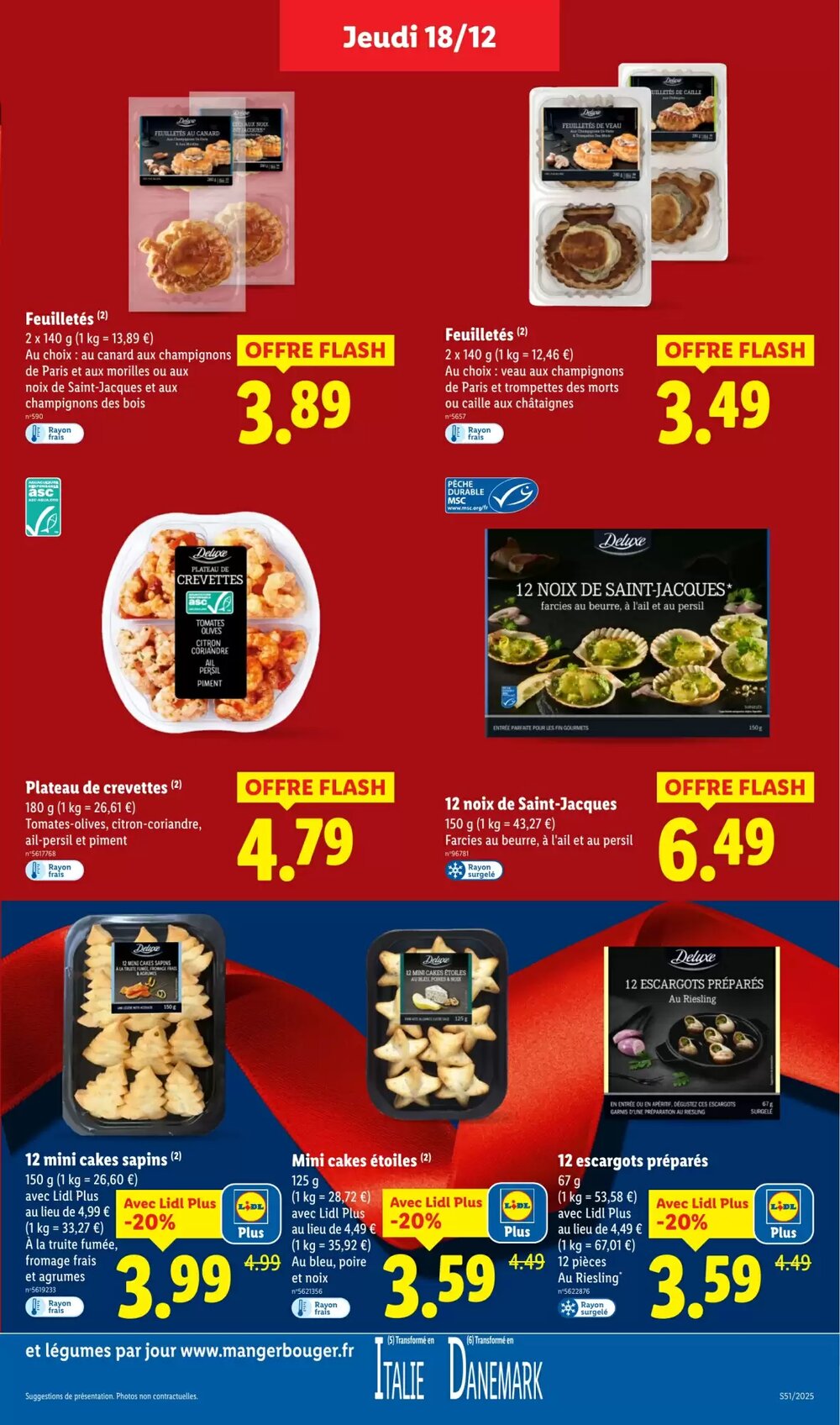 Prospectus promotionnel Lidl valable à partir du 18/12/2025 - Page 19.