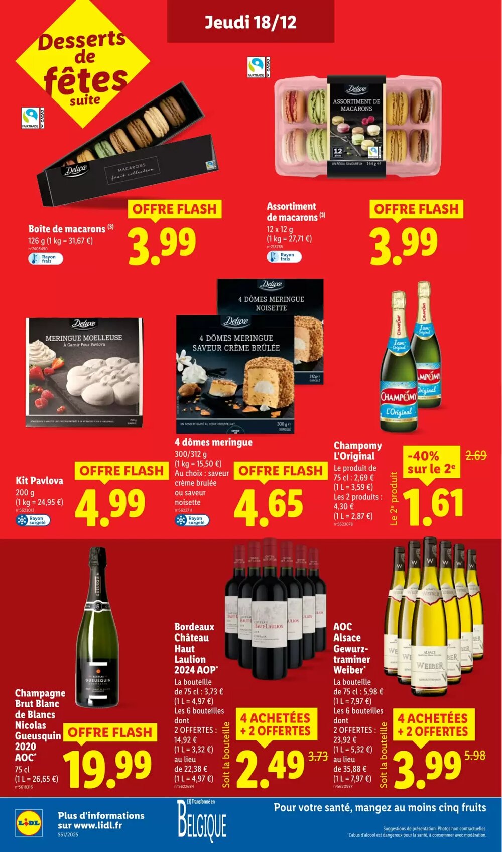 Prospectus promotionnel Lidl valable à partir du 18/12/2025 - Page 22.