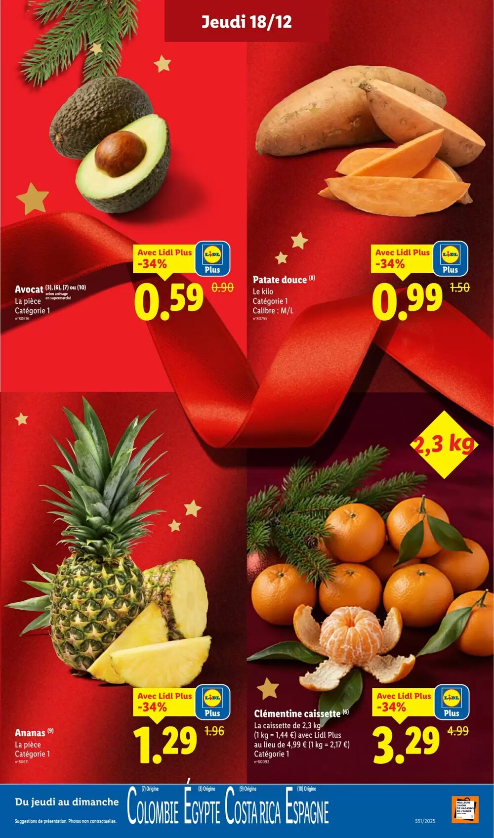 Prospectus promotionnel Lidl valable à partir du 18/12/2025 - Page 3.