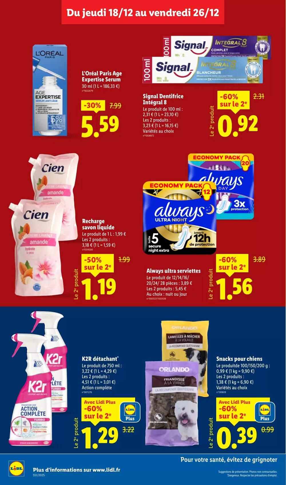 Prospectus promotionnel Lidl valable à partir du 18/12/2025 - Page 32.
