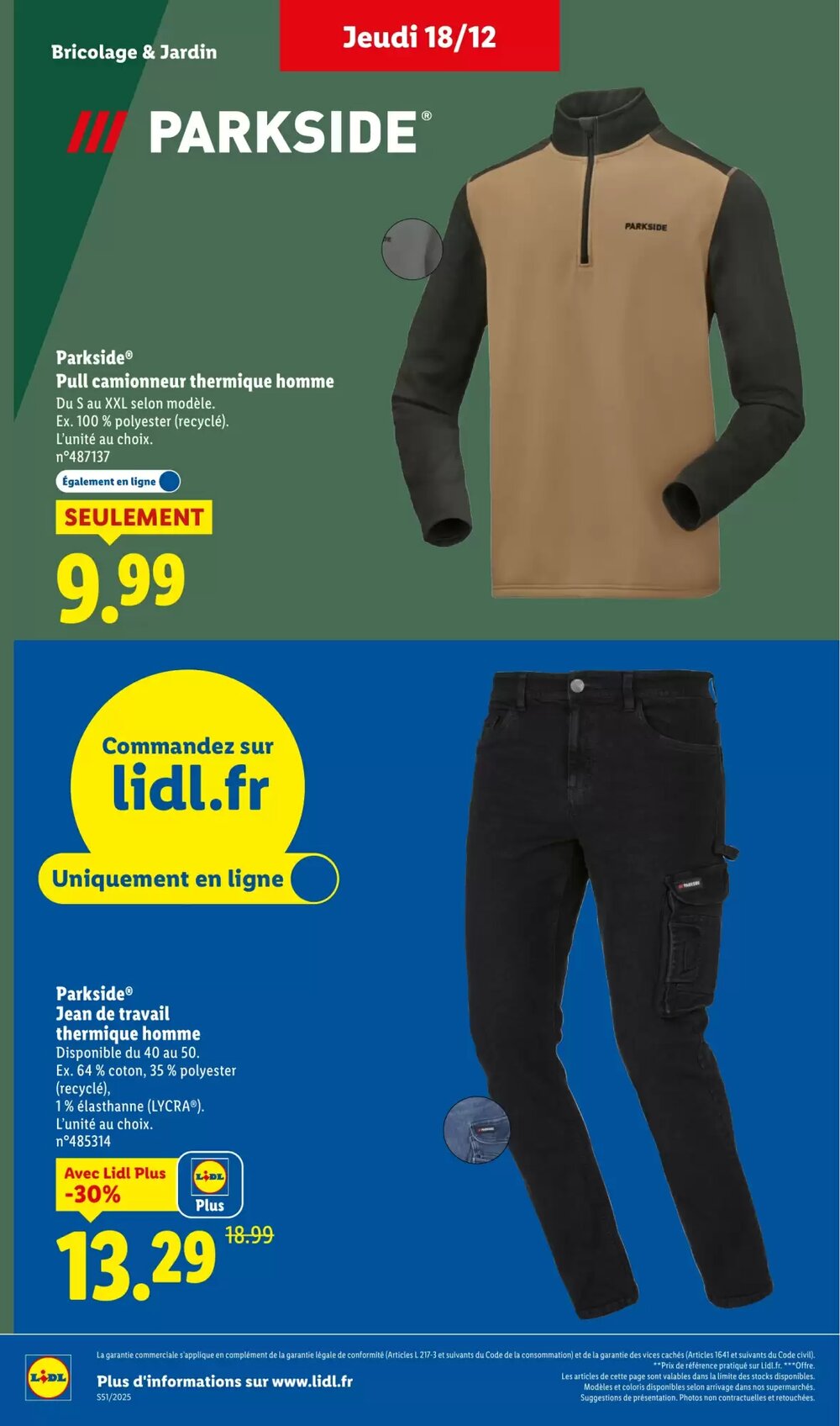 Prospectus promotionnel Lidl valable à partir du 18/12/2025 - Page 40.