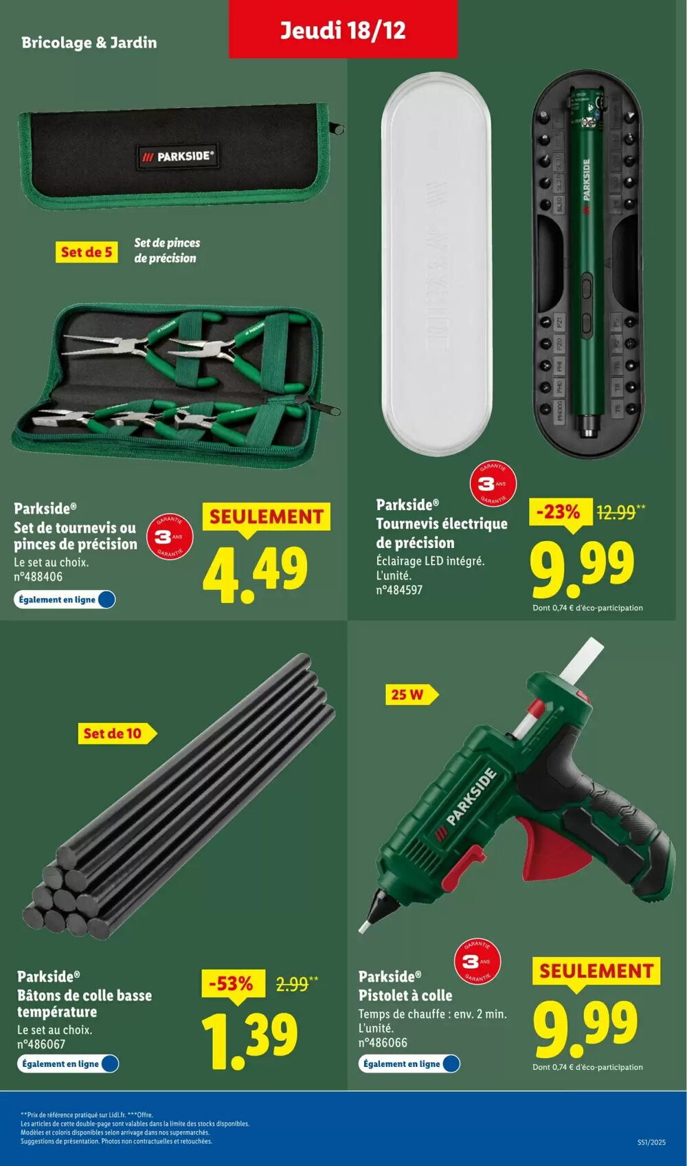 Prospectus promotionnel Lidl valable à partir du 18/12/2025 - Page 47.